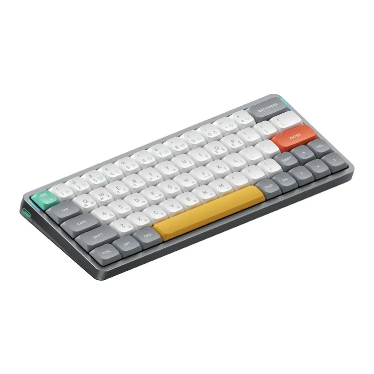 NUPHY AIR60 V2 기계식 키보드 청축 블루투스 무선 유선 미니 텐키리스 슬림형