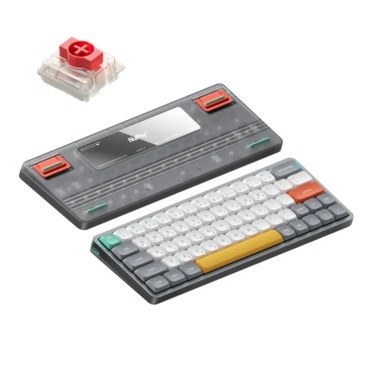 NUPHY AIR60 V2 기계식 키보드 적축 블루투스 무선 유선 미니 텐키리스 슬림형이미지