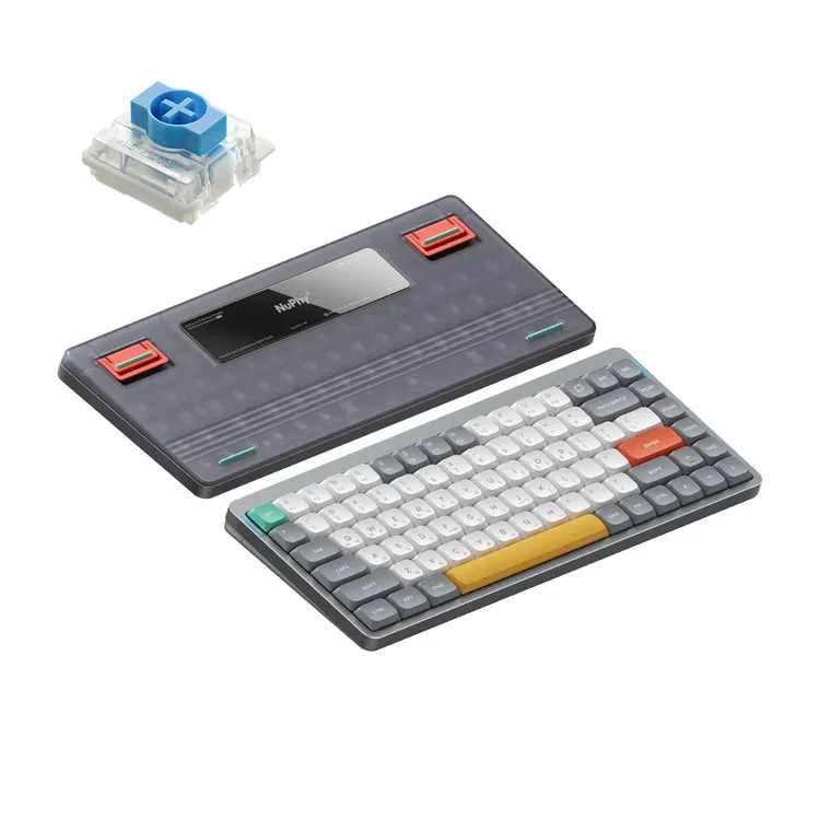 NUPHY AIR75 V2 기계식 키보드 청축 블루투스 무선 유선 텐키리스 슬림형