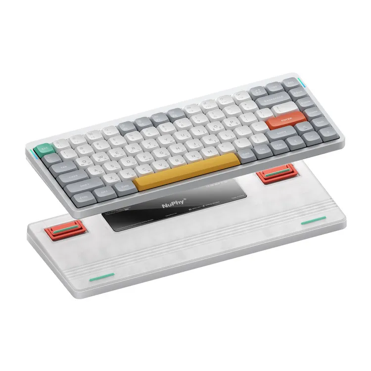 NUPHY AIR75 V2 기계식 키보드 적축 블루투스 무선 유선 텐키리스 슬림형