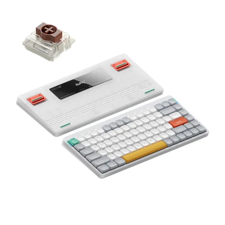 NUPHY AIR75 V2 기계식 키보드 갈축 블루투스 무선 유선 텐키리스 슬림형