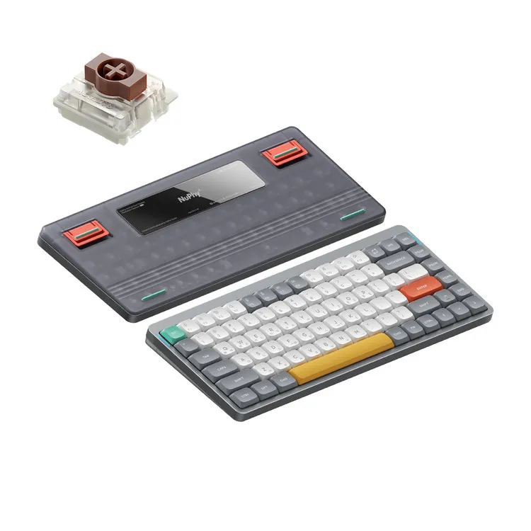 NUPHY AIR75 V2 기계식 키보드 갈축 블루투스 무선 유선 텐키리스 슬림형