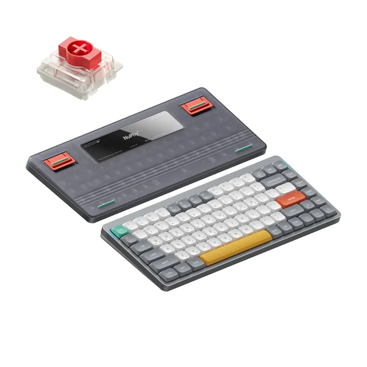 NUPHY AIR75 V2 기계식 키보드 적축 블루투스 무선 유선 텐키리스 슬림형