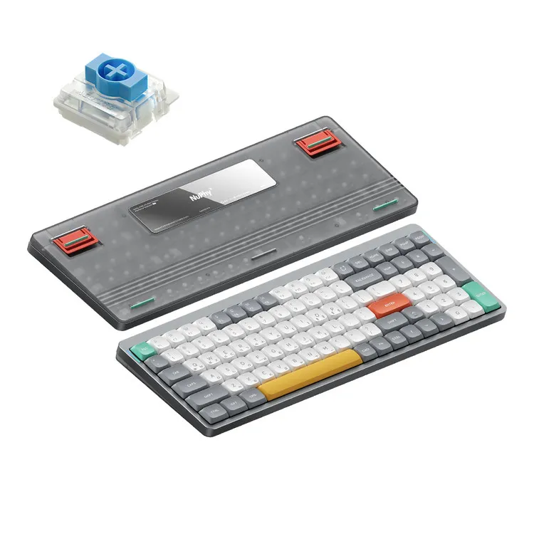 NUPHY AIR96 V2 기계식 키보드 청축 블루투스 무선 유선 풀배열 슬림형이미지