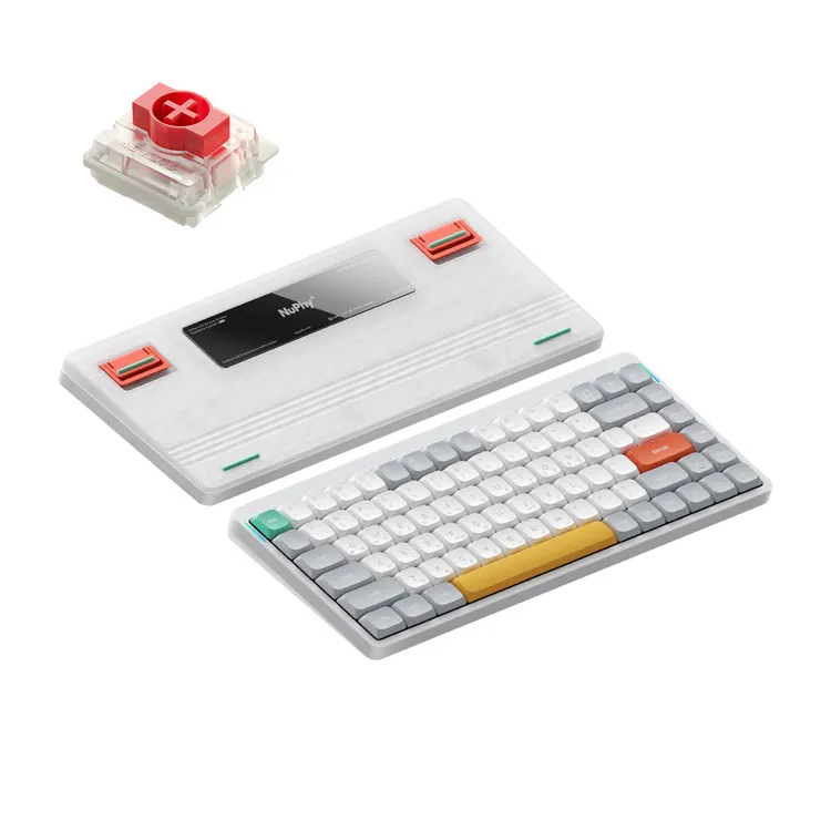 NUPHY AIR75 V2 기계식 키보드 적축 블루투스 무선 유선 텐키리스 슬림형