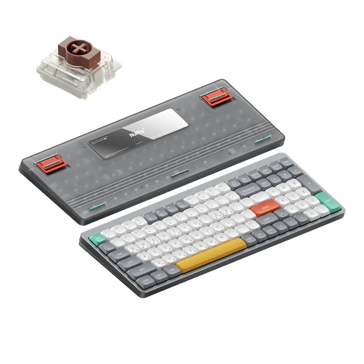 NUPHY AIR96 V2 기계식 키보드 갈축 블루투스 무선 유선 풀배열 슬림형이미지