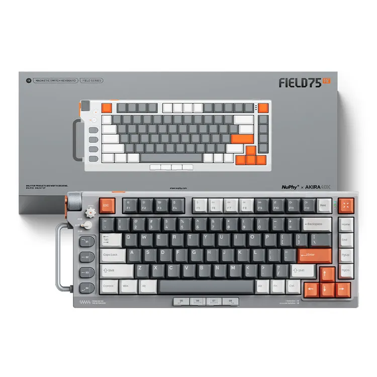 NUPHY [Magnetic White] Field75 HE 자석축 기계식키보드 화이트축 래피드 트리거 게이밍