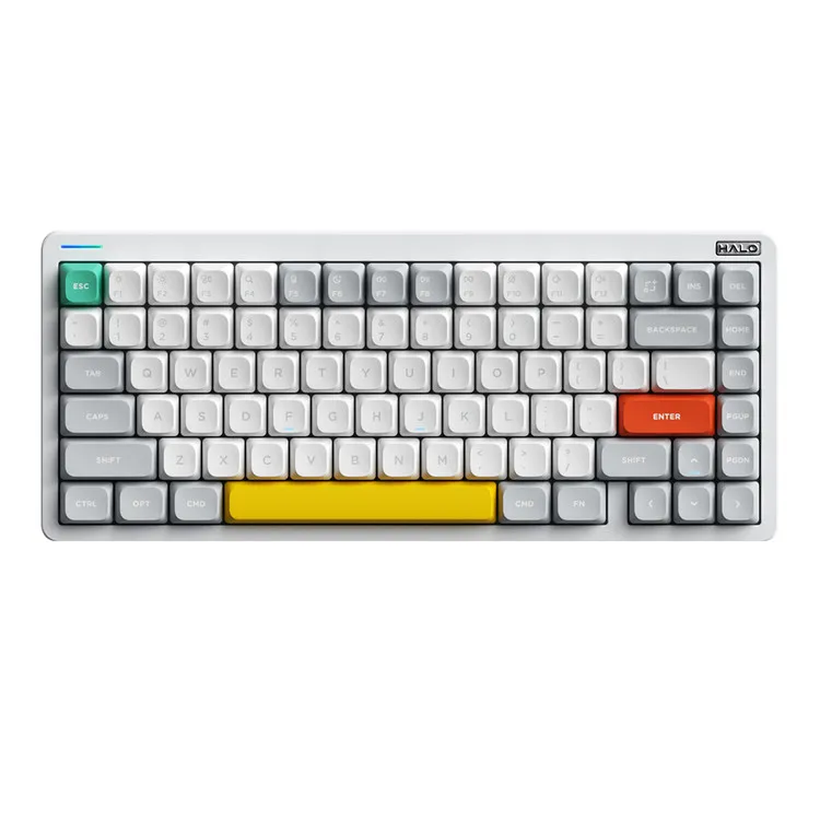 NUPHY Halo75 V2 기계식 키보드 민트축 블루투스 유선 무선 한영 각인