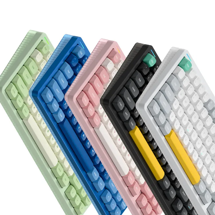 NUPHY Halo75 V2 기계식 키보드 민트축 블루투스 유선 무선 한영 각인